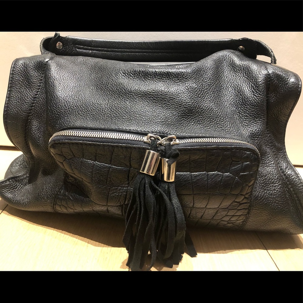 Sandro black Absinthe leather purse